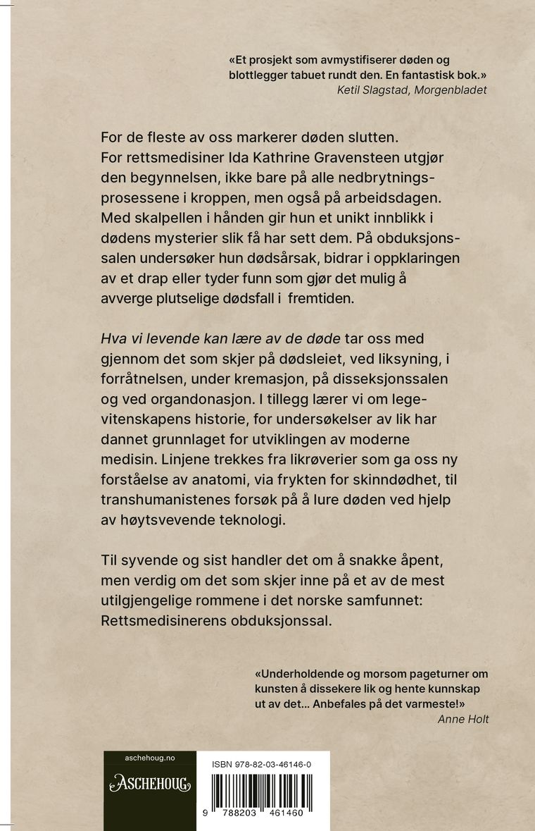 Hva vi levende kan lære av de døde