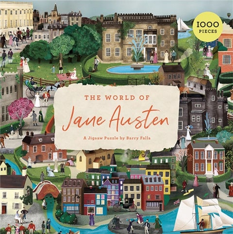 The World of Jane Austen - A Jigsaw Puzzle with 60 Characters and Great Houses to Find