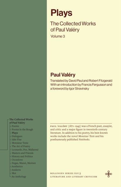 Plays - The Collected Works of Paul Valery, Volume 3
