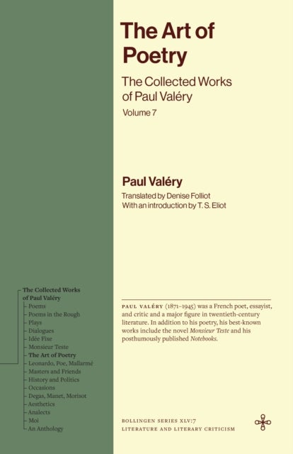 The Art of Poetry - The Collected Works of Paul Valery, Volume 7