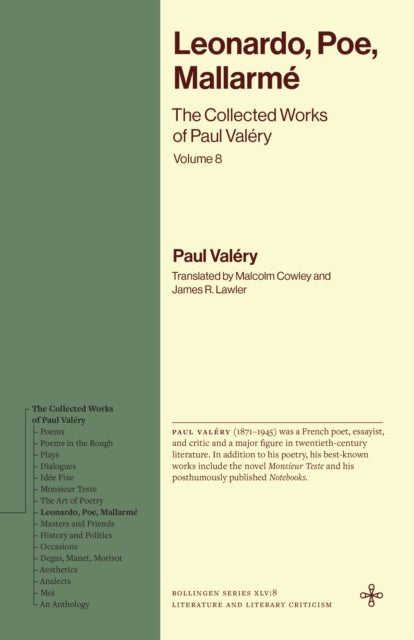 Leonardo, Poe, Mallarme - The Collected Works of Paul Valery, Volume 8