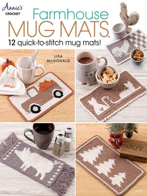 Farmhouse Mug Mats - 12 Quick-to-Stitch Mug MATS!