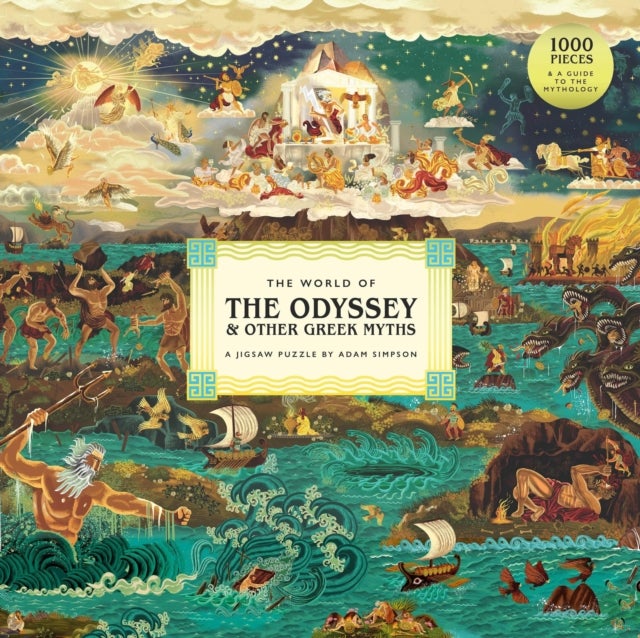 The World of the Odyssey & Other Greek Myths - A 1000-piece jigsaw puzzle by Adam Simpson