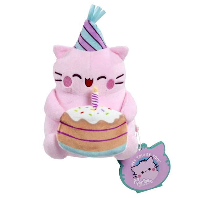 Mykdyr Pembe Plush Happy Birthday 15 cm