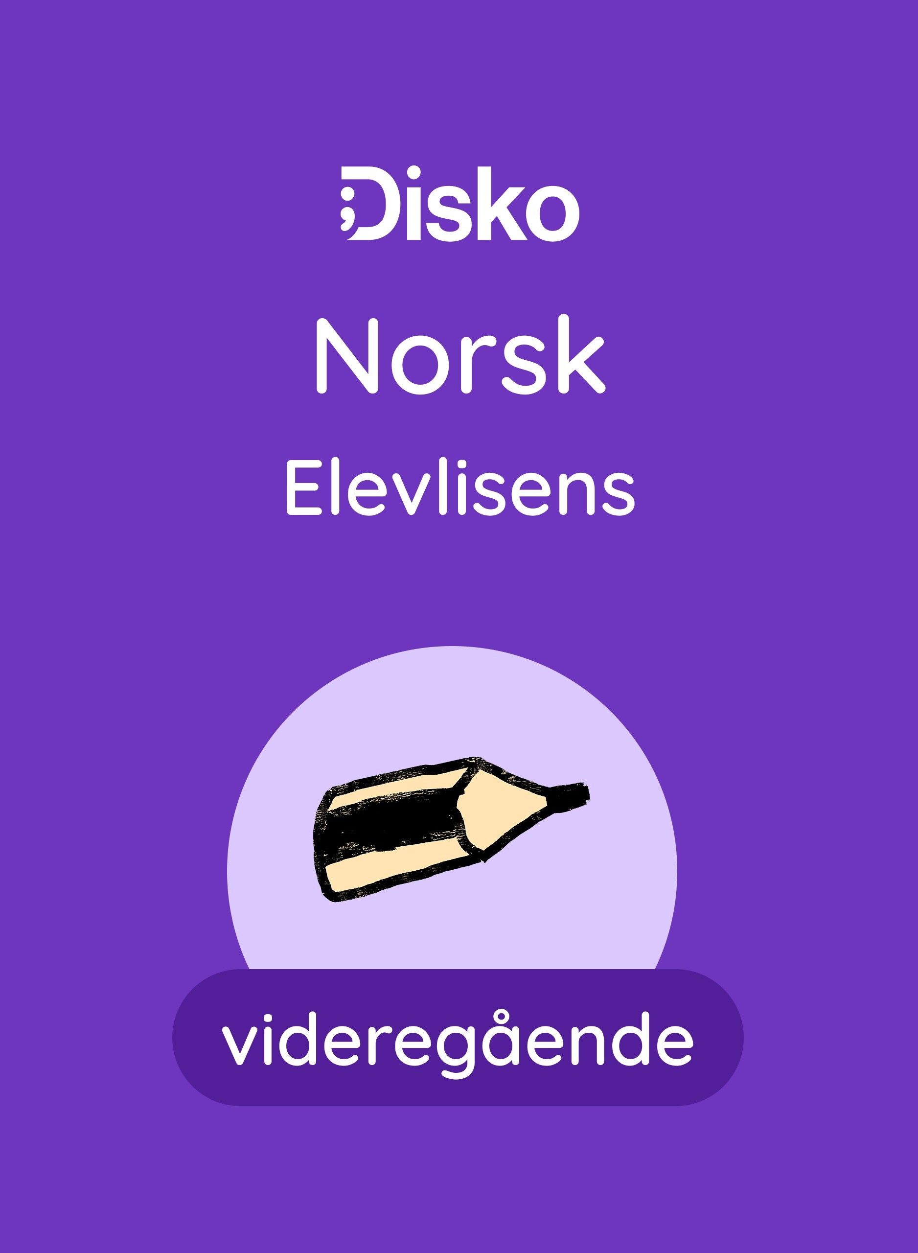 Disko SF Norsk - studieforberedende norsk vg1