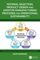 Material Selection, Product Design and Additive Manufacturing Processes for Operational Sustainability