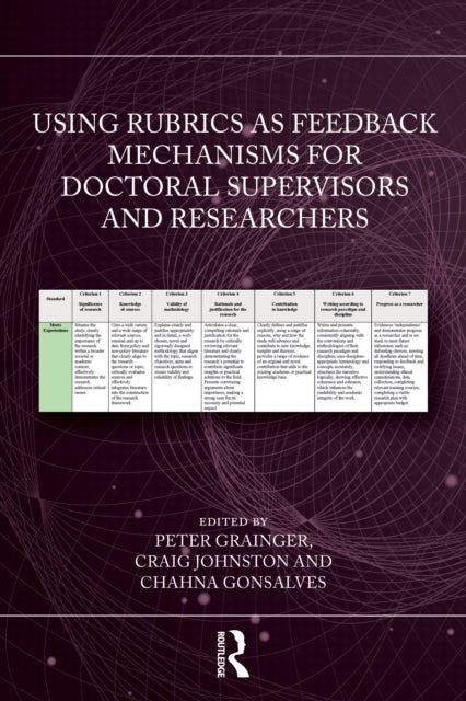 Using Rubrics as Feedback Mechanisms for Doctoral Supervisors and Researchers