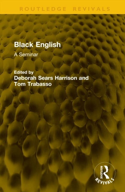 Black English - A Seminar