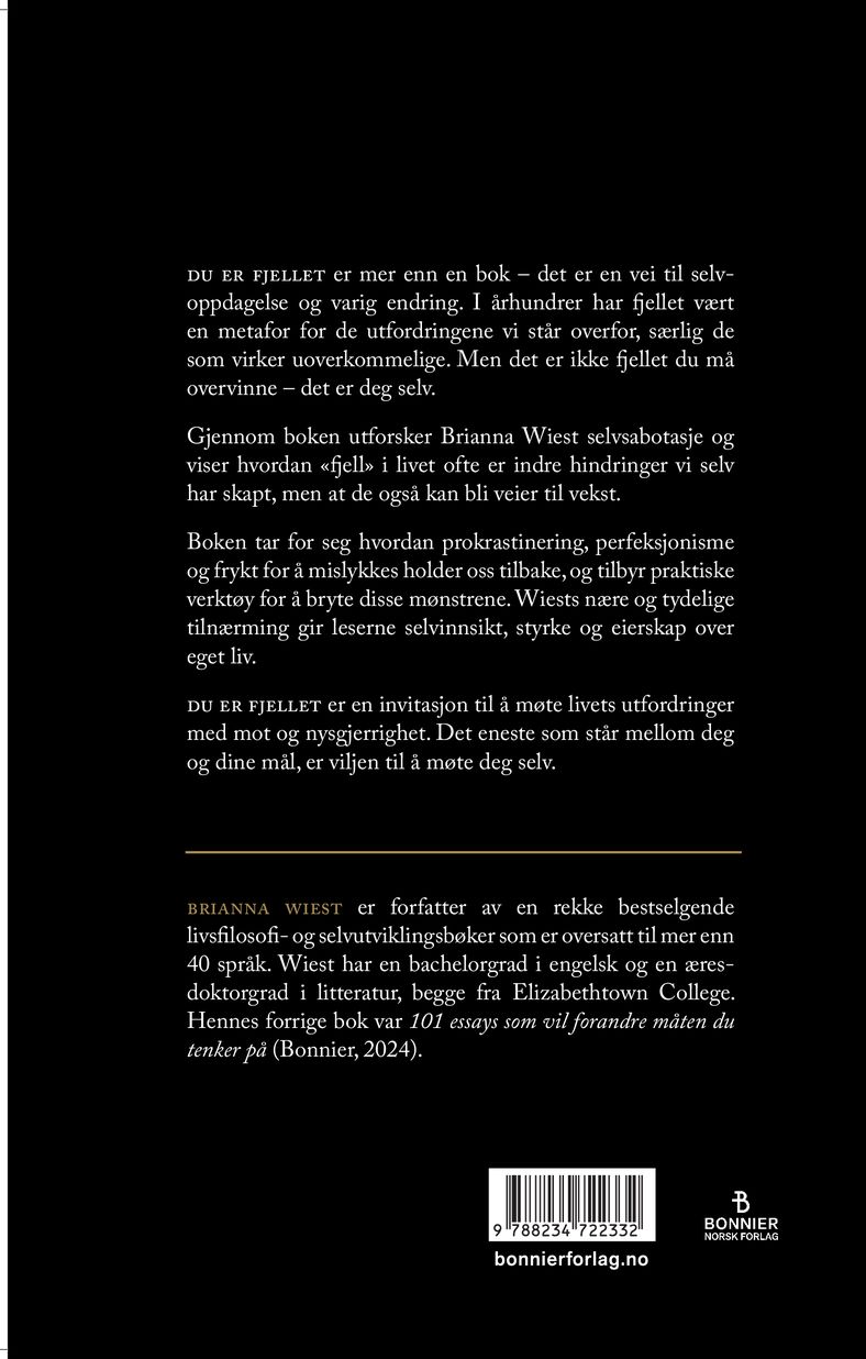 Du er fjellet
