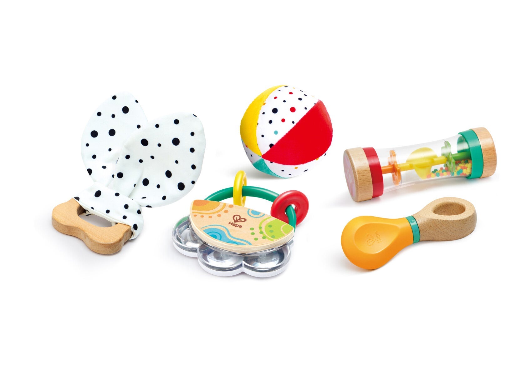 Leke Hape 5 In 1 Baby Sensory Set