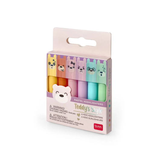 Markeringstusjer Teddy Style Pastell