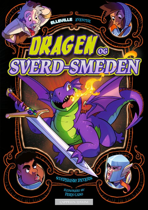 Dragen og sverd-smeden - en kul tegneserie