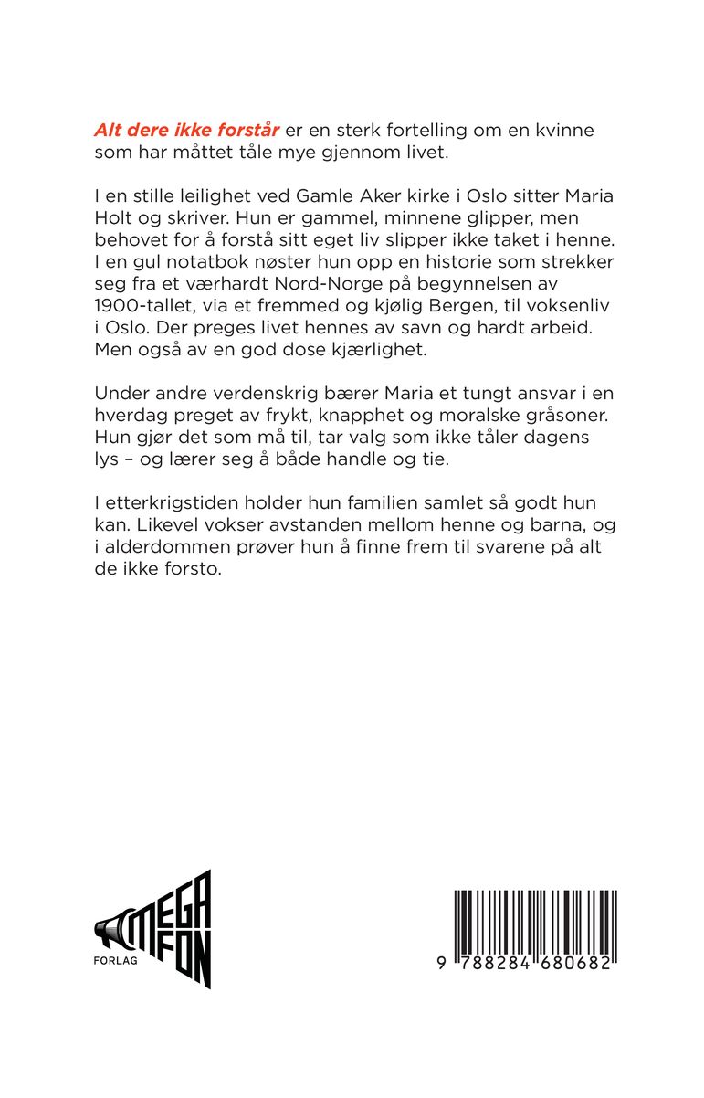 Alt dere ikke forstår