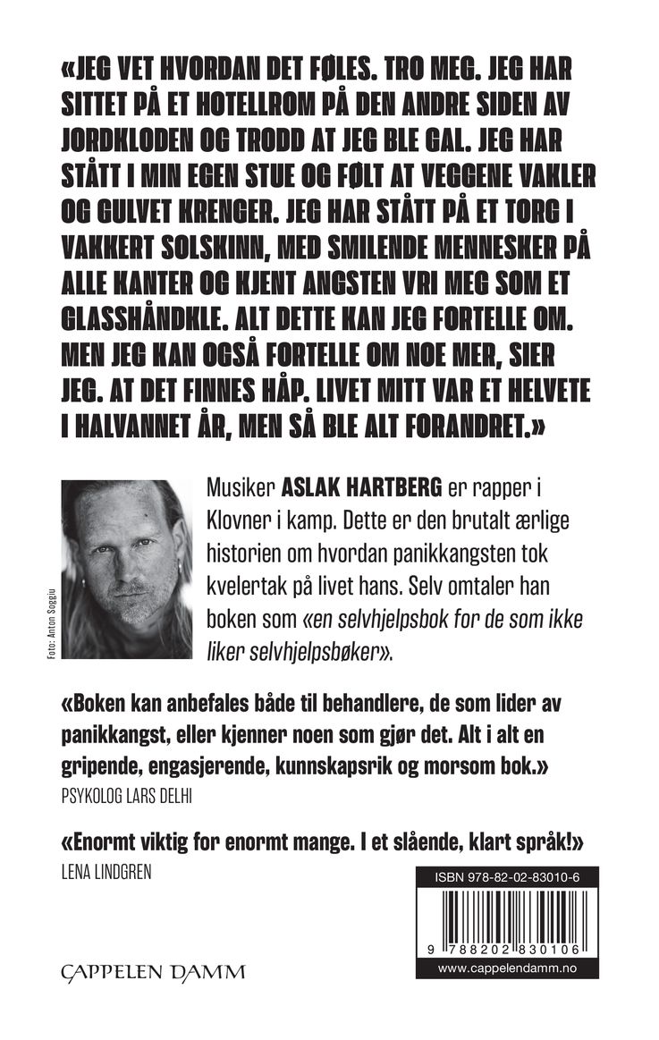 Hva jeg forteller fulle gutter som kommer bort og later som de ikke vil snakke om panikkangst