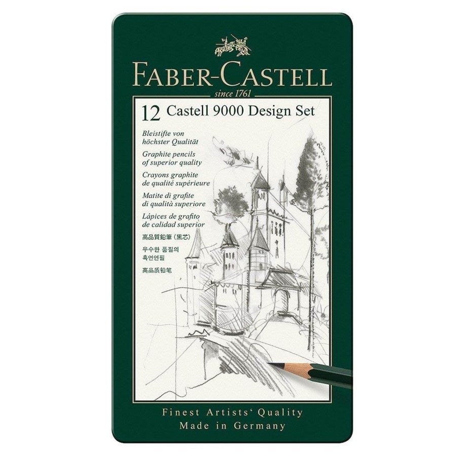 Blyantsett Faber Grafitt 12stk