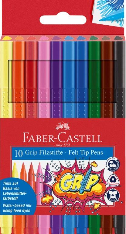 Tusj Faber Grip 10stk