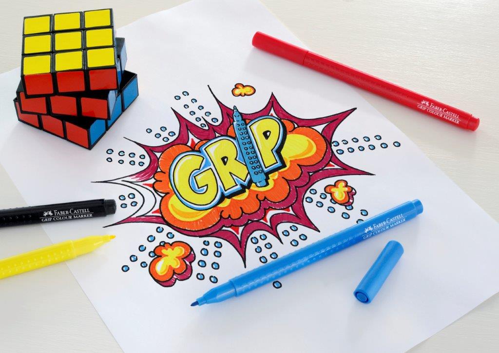 Tusj Faber Grip 10stk