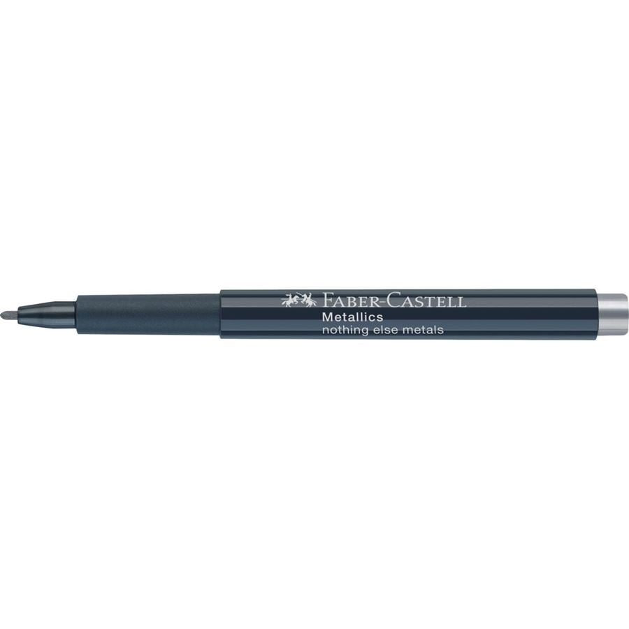Tusj Faber Metallic Sølv