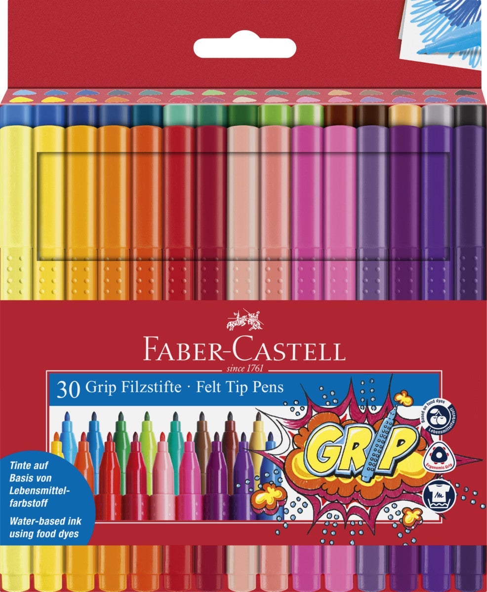 Tusj Faber Grip 30 Stk