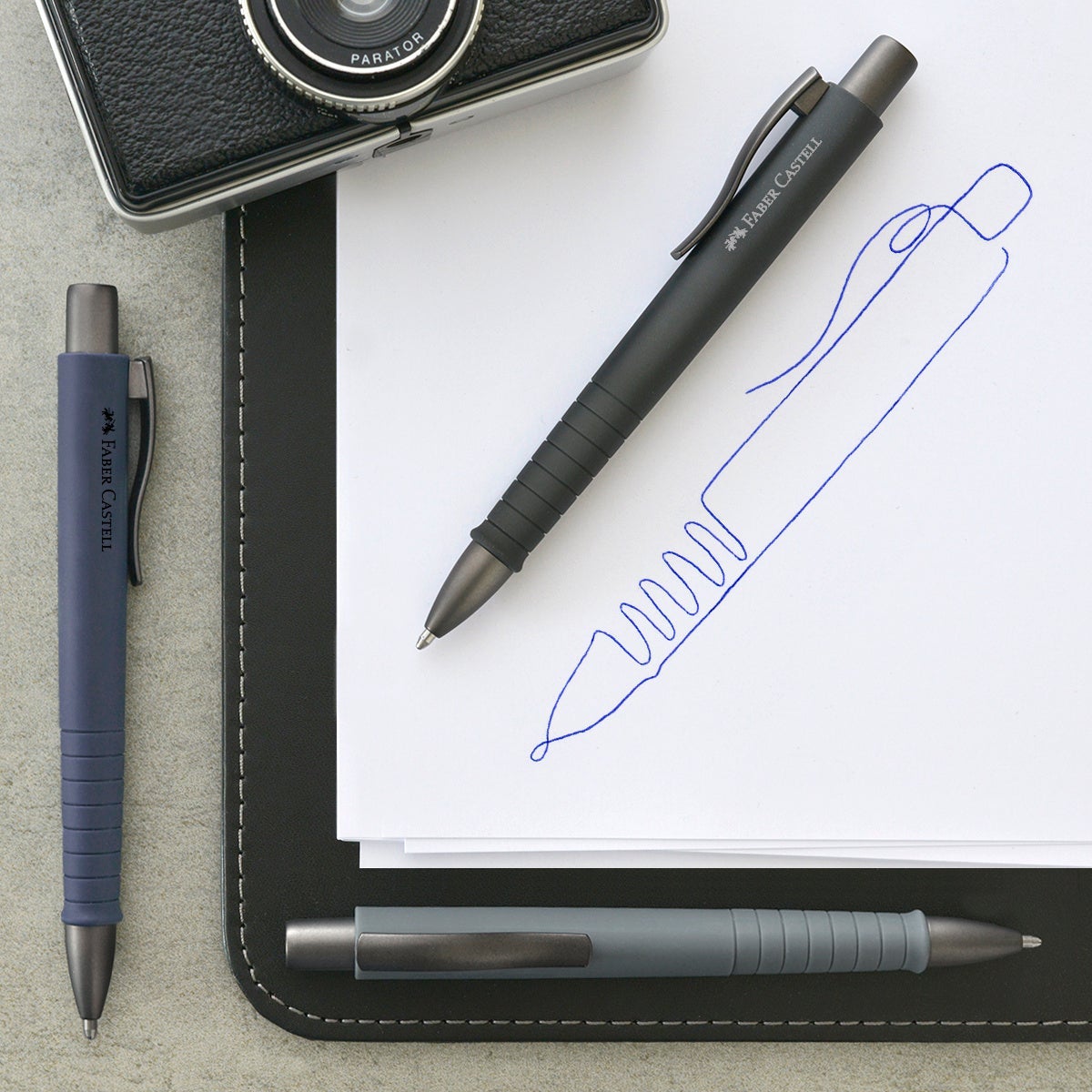 Kulepenn Faber Poly Ball XB Urban Stone Gray