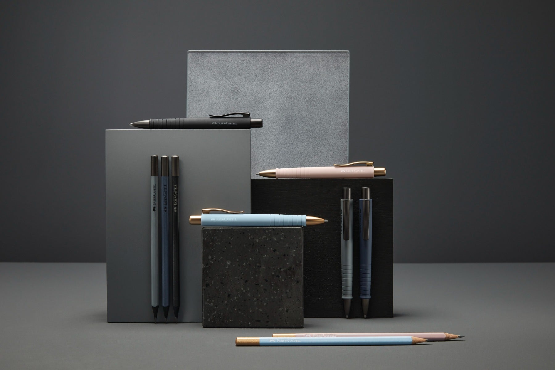 Kulepenn Faber Poly Ball XB Urban Stone Gray