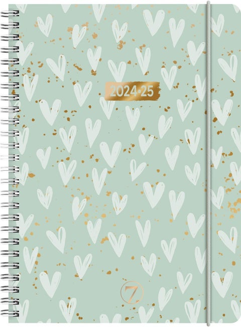 Ukeplan 24/25 Hearts A5 18M