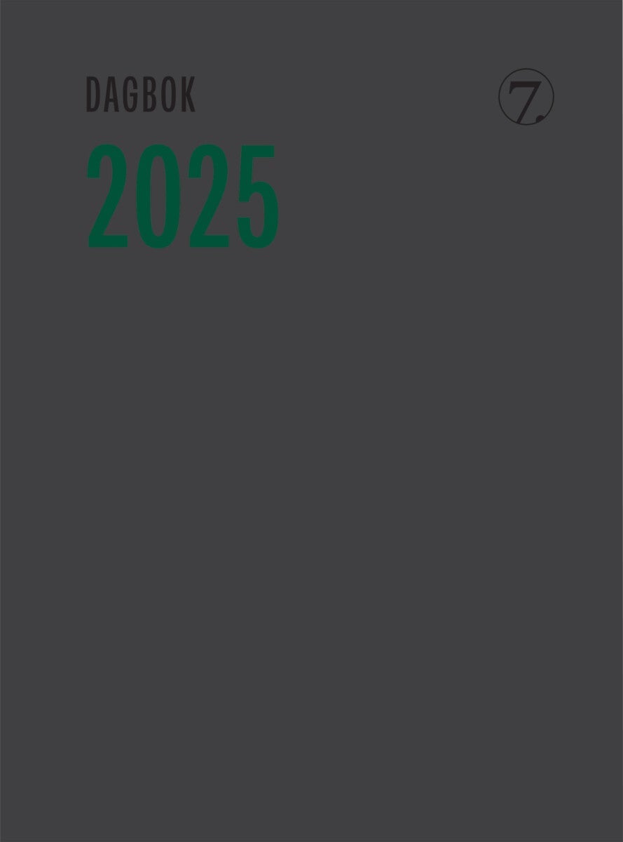 Kalender 2025 7.Sans Dagbok Trend A5 Grå