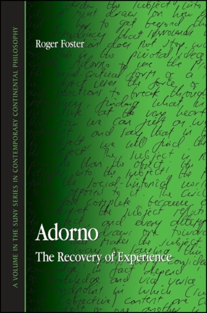 Adorno - The Recovery of Experience