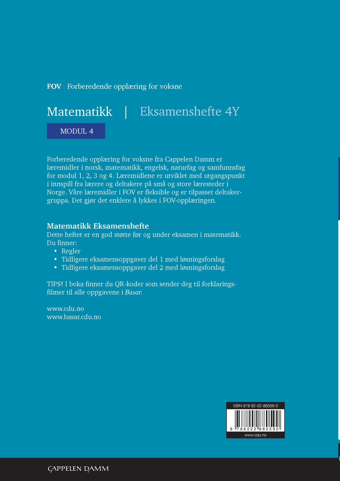FOV matematikk eksamenshefte