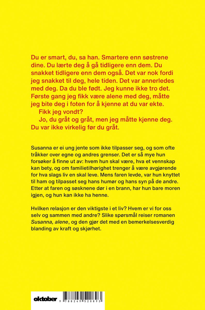 Susanna, alene