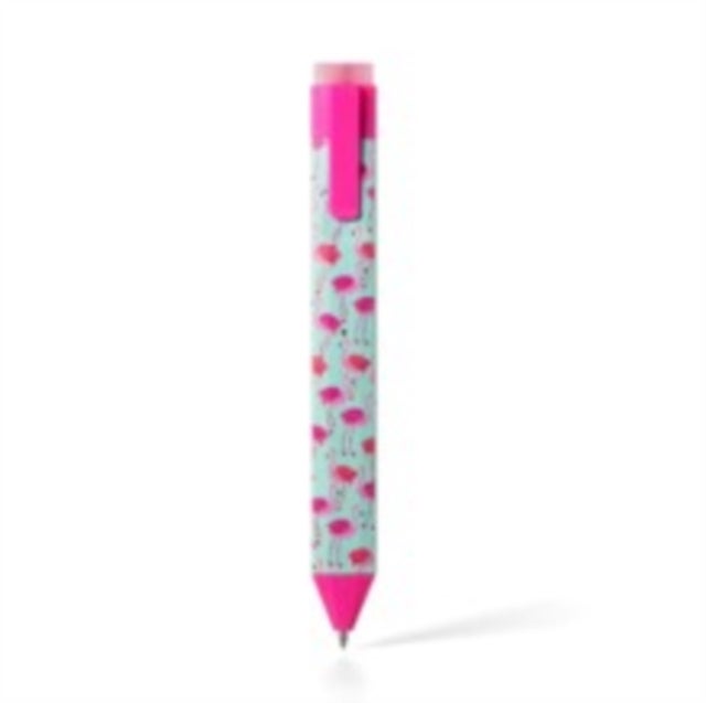 Bokmerke penn Flamingo with Refills