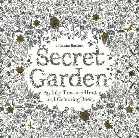 Secret Garden - an inky treasure hunt and colouring book