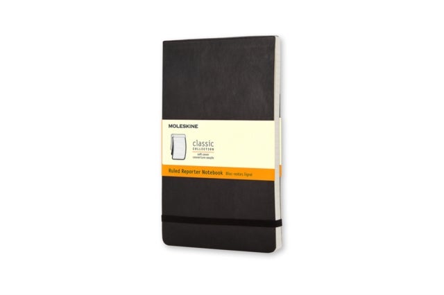 Notatbok Moleskine Soft Linjert Reporter Sort Pocket