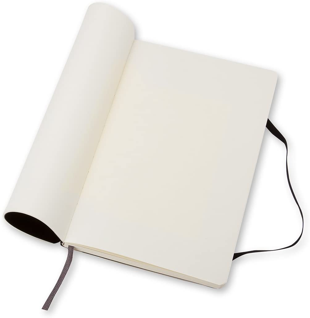 Moleskine Notatbok Myk Blank Sort Pkt