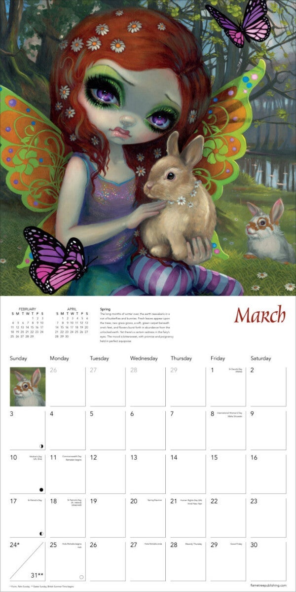 Kalender 2024 Strangeling 30x30cm