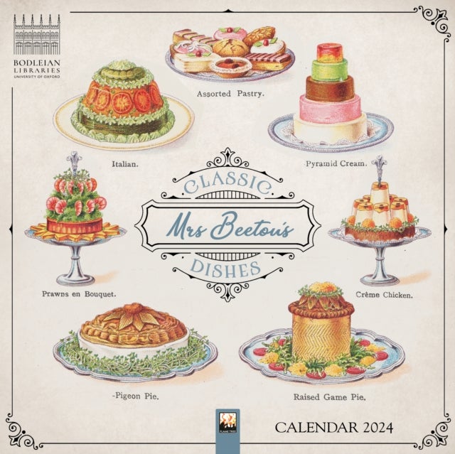 Kalender 2024 Bodleian Libraries 30x30cm