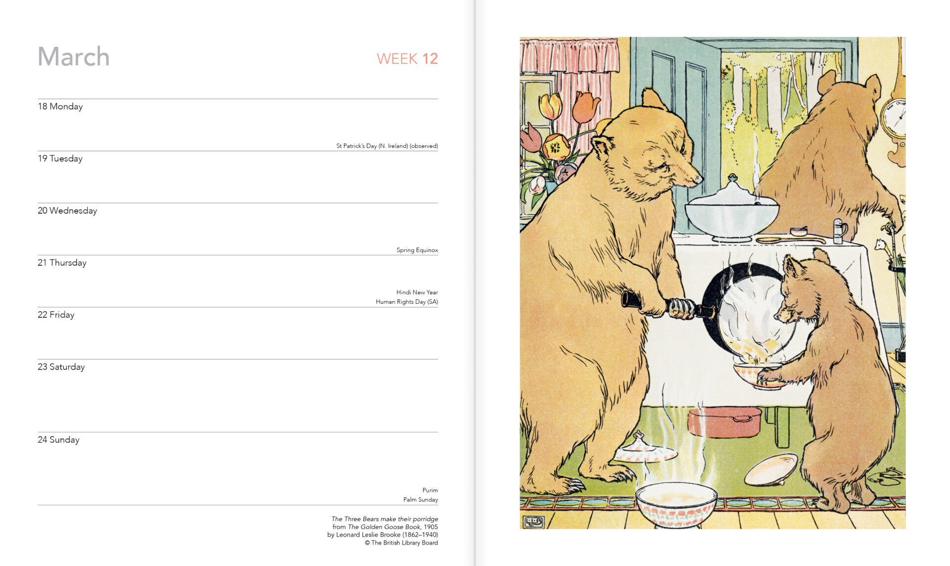 Desk Diary 2024 Child illust 193x230mm