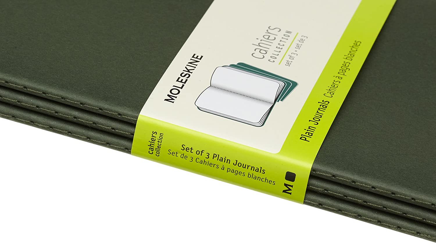 Moleskine Cahier Journal Large Ulinjert Myrtle Green