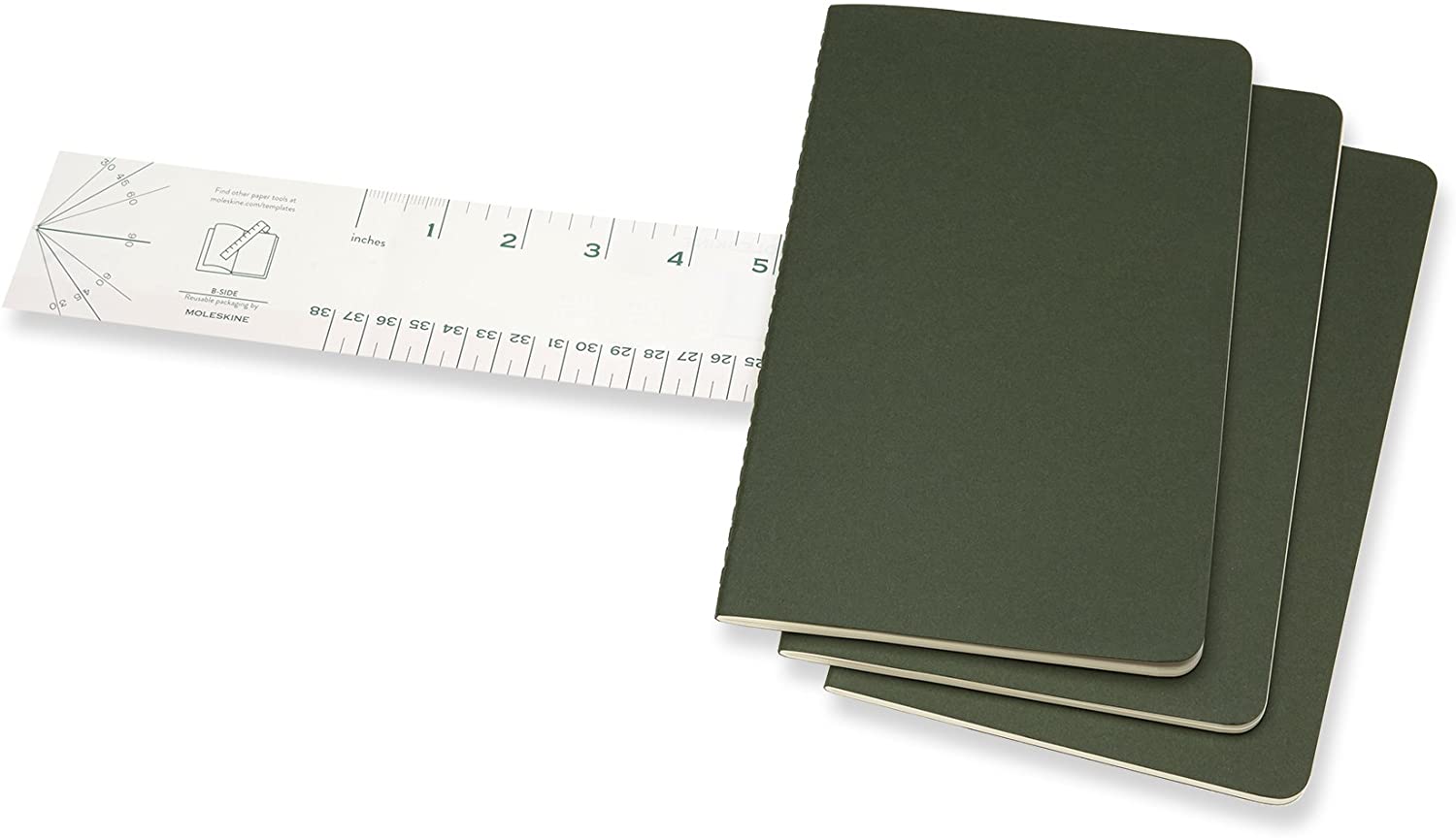 Moleskine Cahier Journal Large Ulinjert Myrtle Green