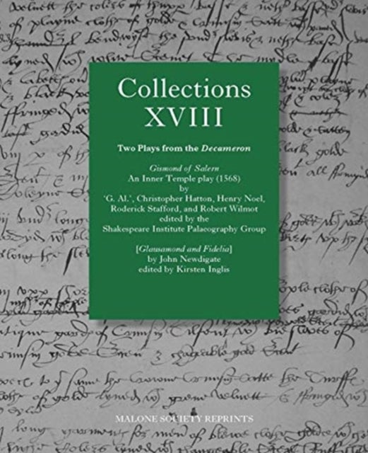 Collections Xviii - Two Plays from ‘the Decameron’