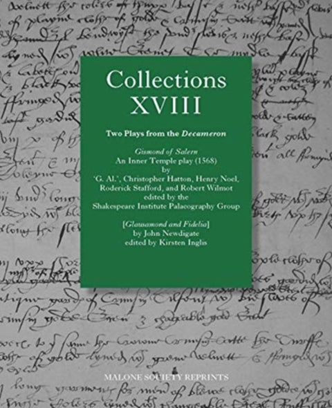 Collections Xviii - Two Plays from ‘the Decameron’