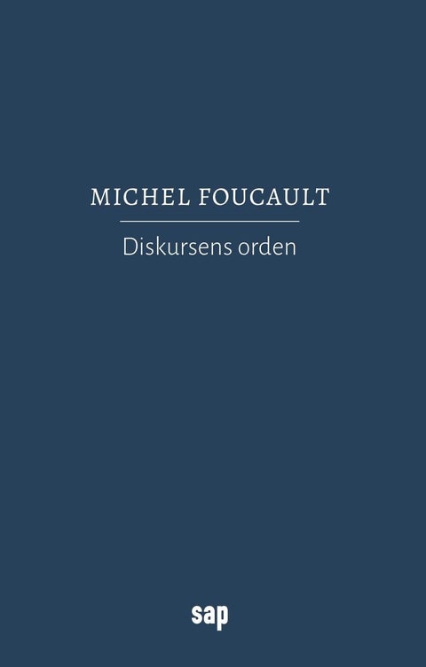 Diskursens orden - tiltredelsesforelesning holdt ved Collège de France 2. desember 1970