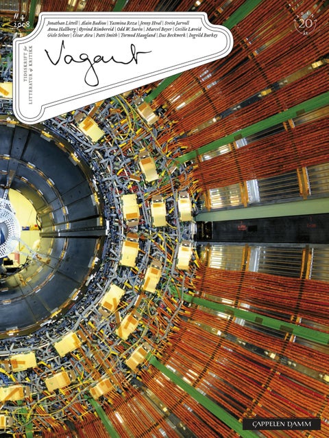 Vagant 4/2008 - tidsskrift for litteratur og kritikk