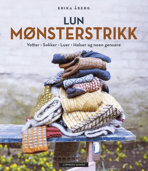 Lun mønsterstrikk - votter, sokker, luer, halser og noen gensere
