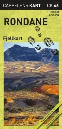 Rondane - fjellkart