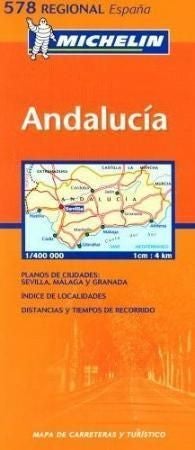 Andalucía - mapa de carreteras y turistico = carte routière et touristique