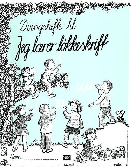 Jeg lærer løkkeskrift - øvingshefte : pakke med 10 hefter