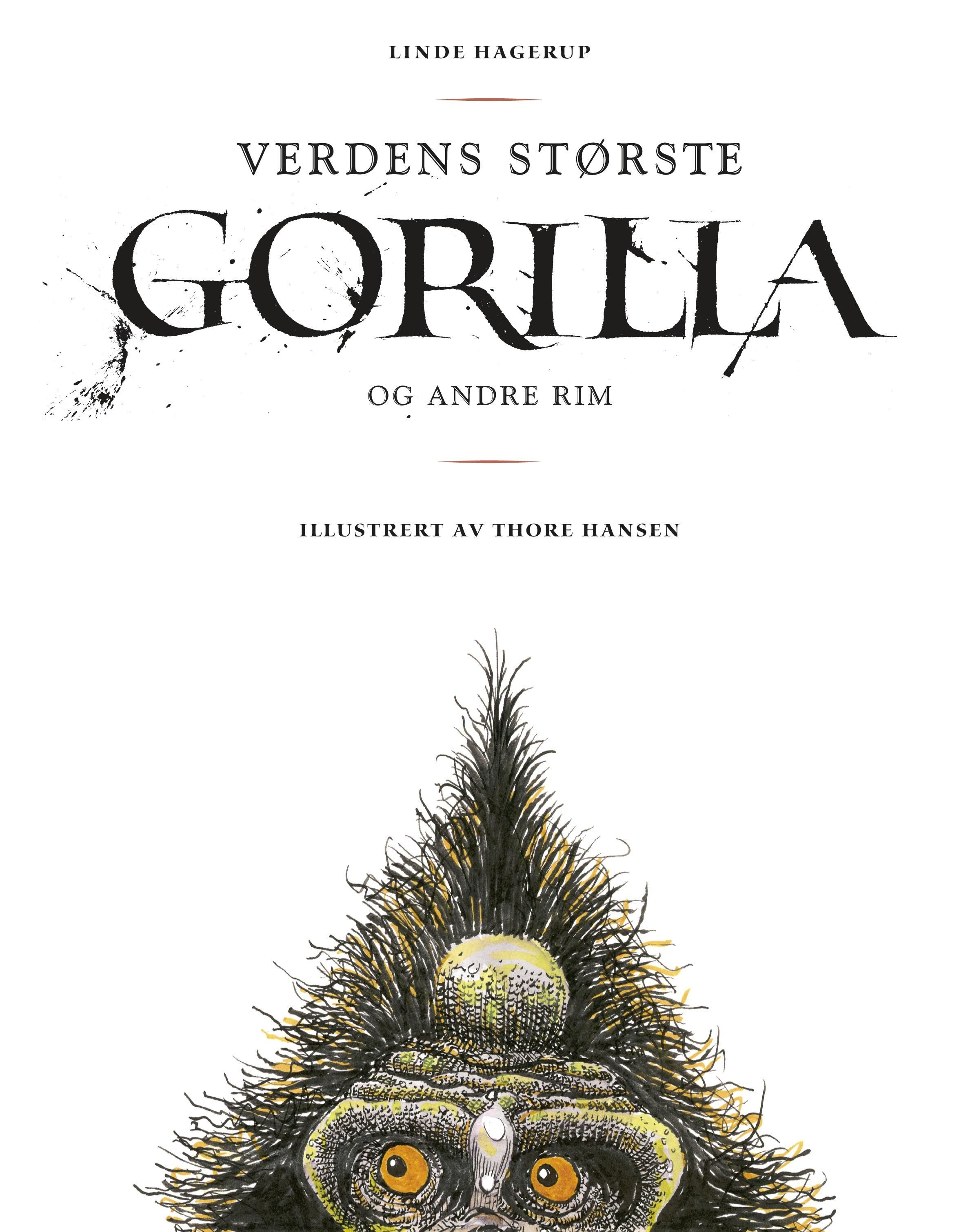 Verdens største gorilla - og andre rim