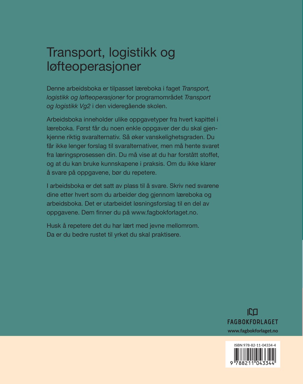 Transport, logistikk og løfteoperasjoner