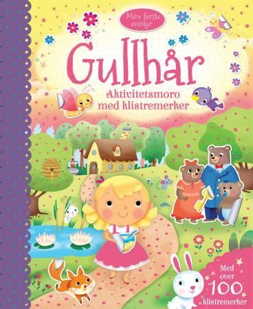 Gullhår - aktivitetsmoro med klistremerker